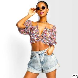 Size 27- Two pairs Wild Fable High Waisted Jean Shorts